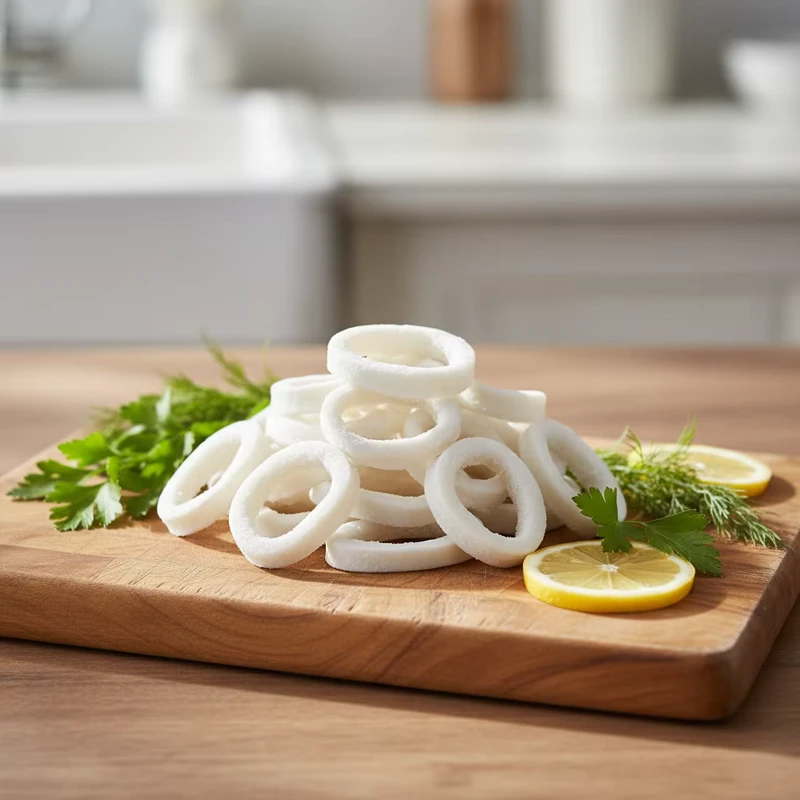 Frozen Seafood Illex Gigas Squid Ring Calamari Pota Sotong Ring Gigas Giant Squid Ring 3-8cm