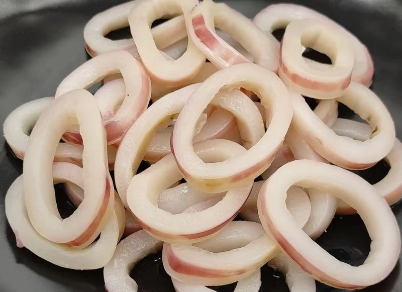 High Quality Frozen Indian Squid Rings Manufacturer Indian Ocean Squid Ring 3-8cm